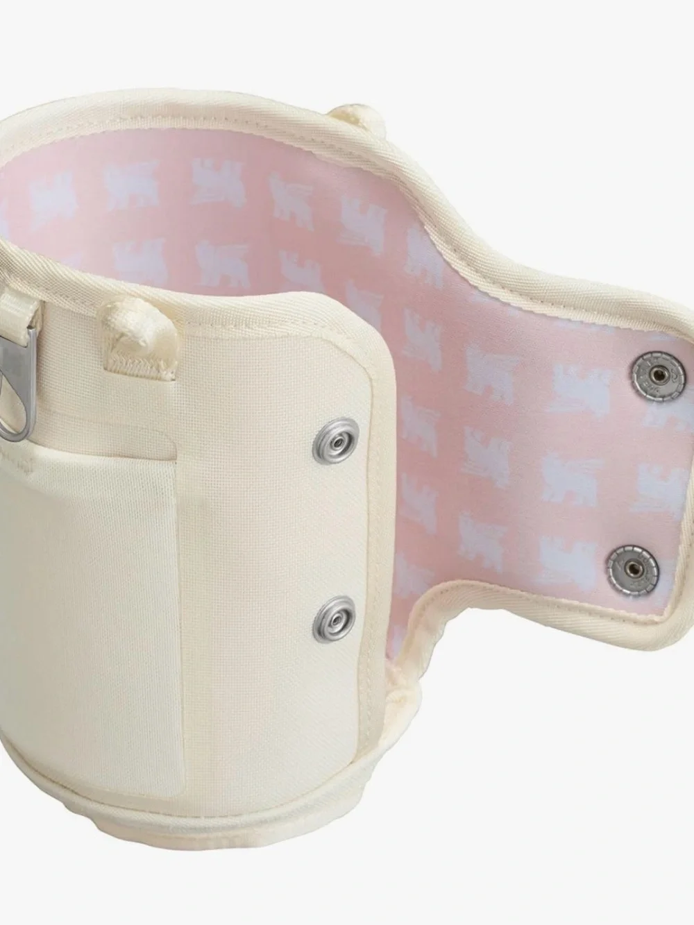 Stanley Cream Insulated Tumbler Sling Carrier with Pockets